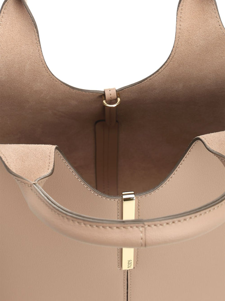 Tod'S Mini Shopping Tote Bag Handbags - Beige | 927e857291d9c289411e8ebf47b0e6044e97979c
