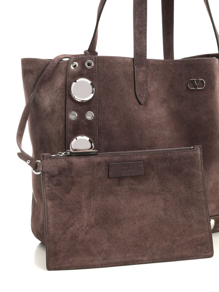 Valentino Garavani Nellcôte Shoulder Bags - Brown | 83d55e6588e48362017ad5b315fb10d17887efff