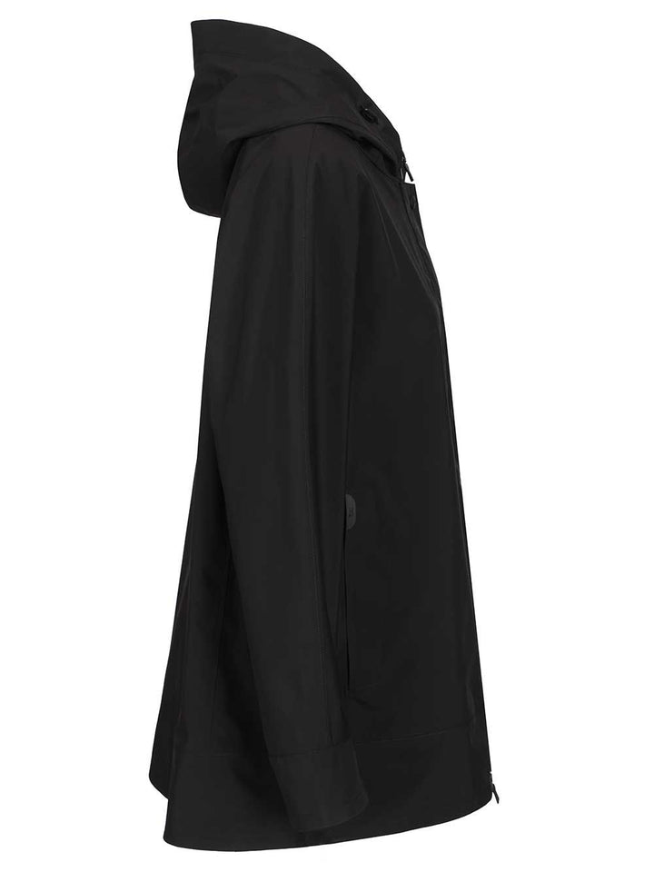 Herno A-Shape With 2-Layer Windstopper Hood Jackets - Black | deb8e7cb9b9c2f4306535a9ea800ec42c35fc64e