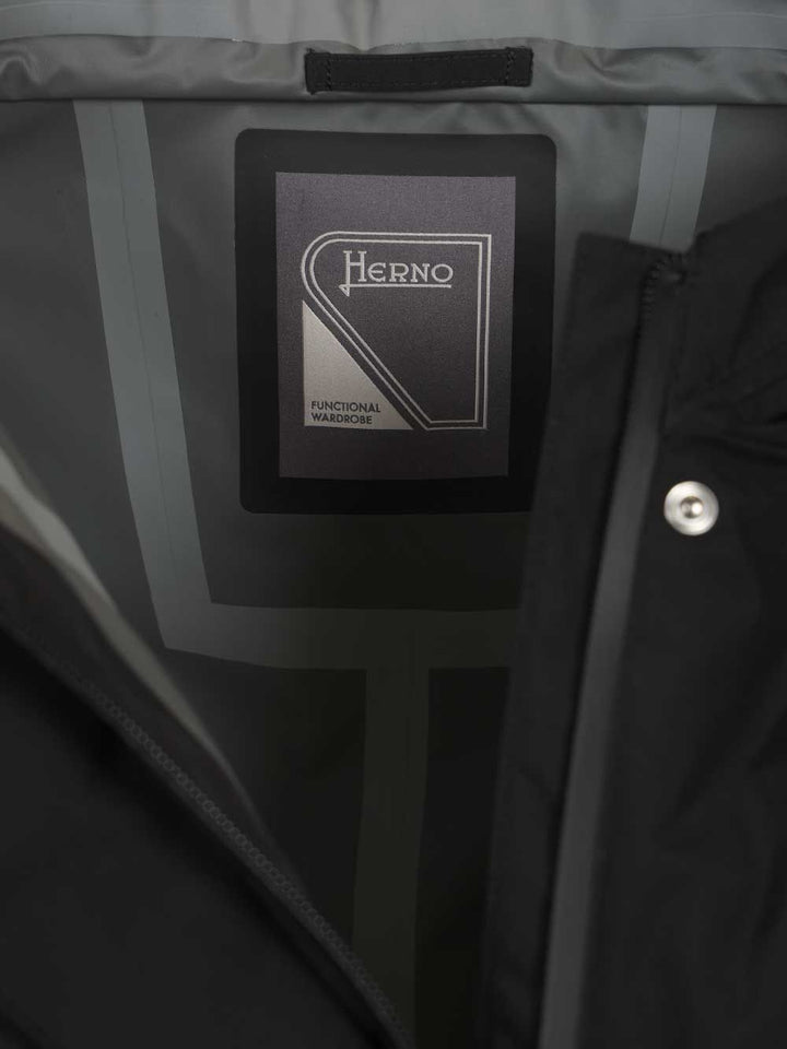 Herno A-Shape With 2-Layer Windstopper Hood Jackets - Black | abead7712665e49ad00cb9f10e58c502fb644f71