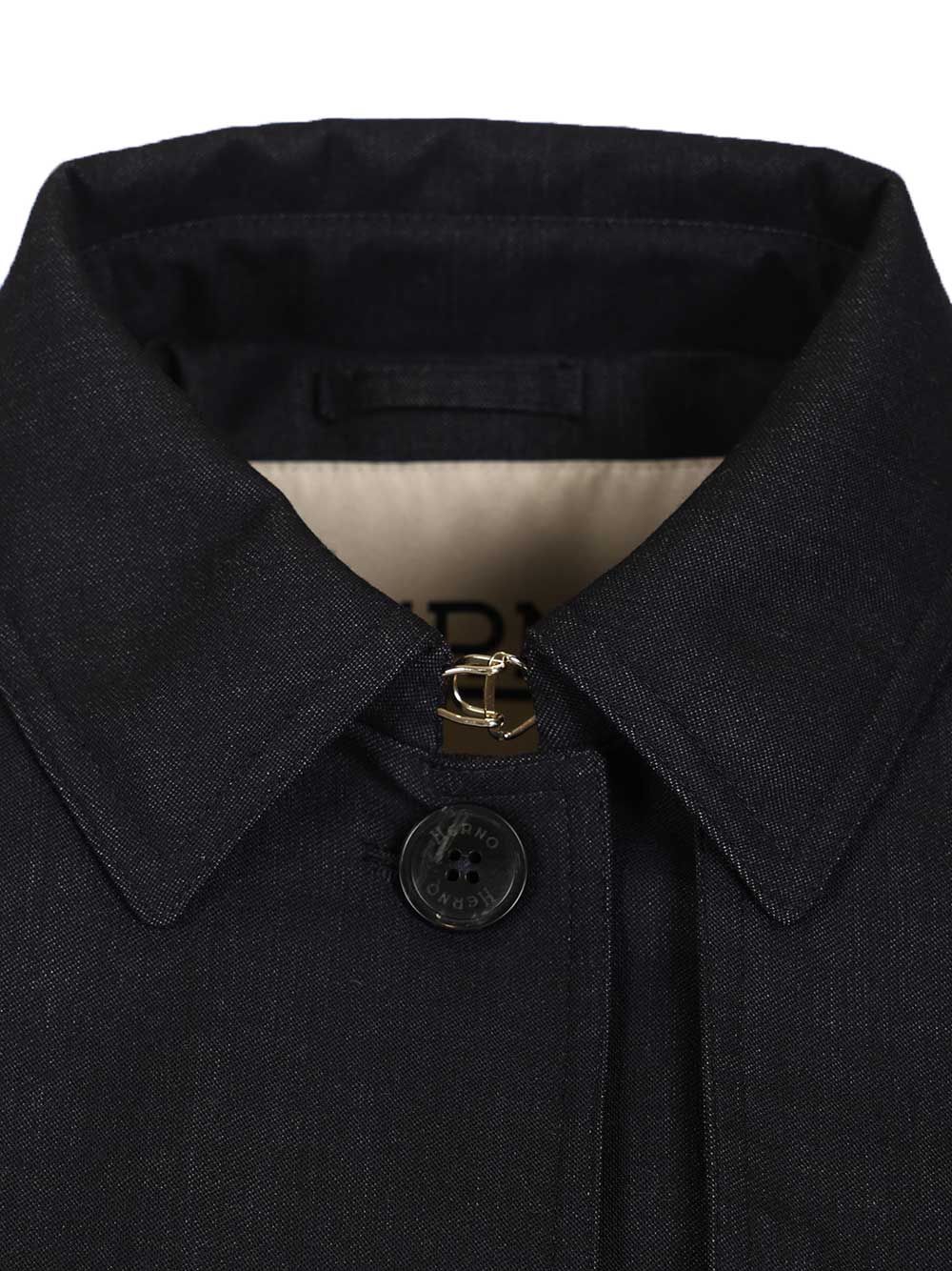 Herno Short Jkt Cotton Jackets - Blue | 4aa8254c63f895731799eea28a12583e428af358