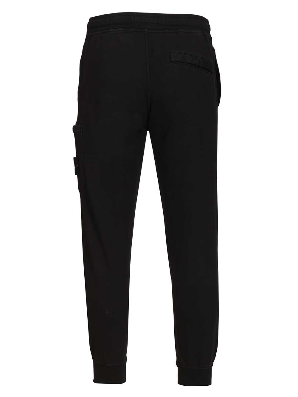 Stone Island Fleece Jogger Pants Trousers - Black | 1823d00c6acf3a8e577723cd6b853f85c2ce415e