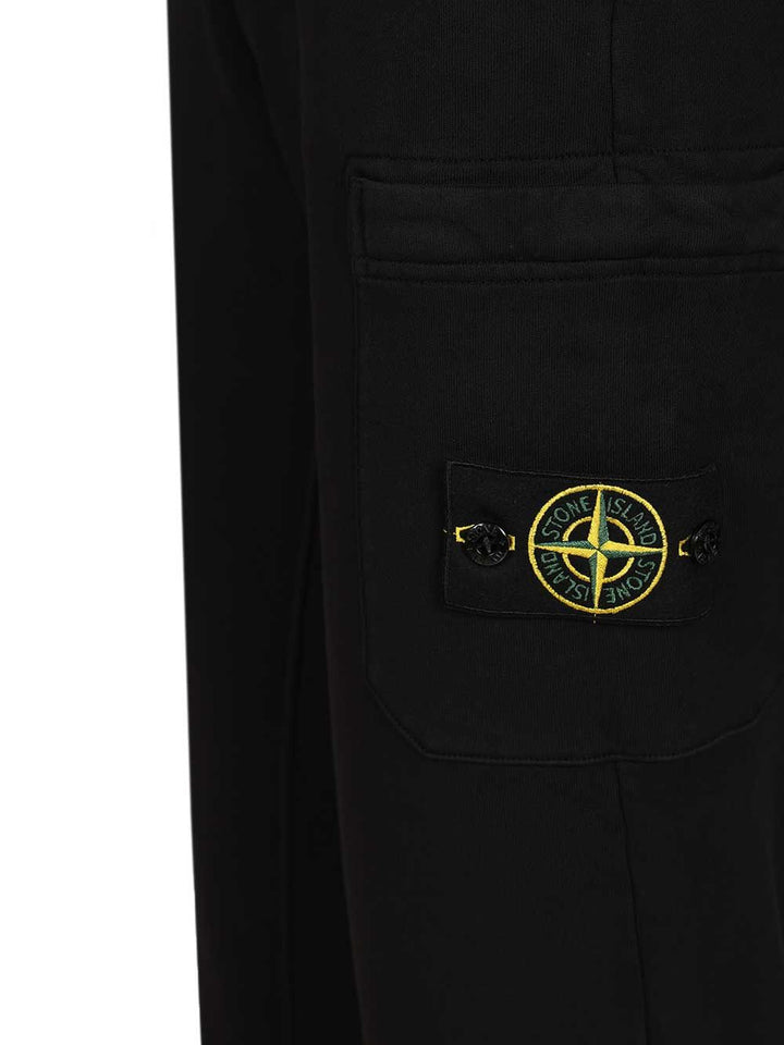 Stone Island Fleece Jogger Pants Trousers - Black | d8a91d930a7adff88ae36946cac187db2eb235bd