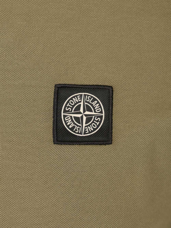 Stone Island Organic Cotton Polo shirt - Green | d75359fb42df885dd8064e2f76cf6f342e5b740e