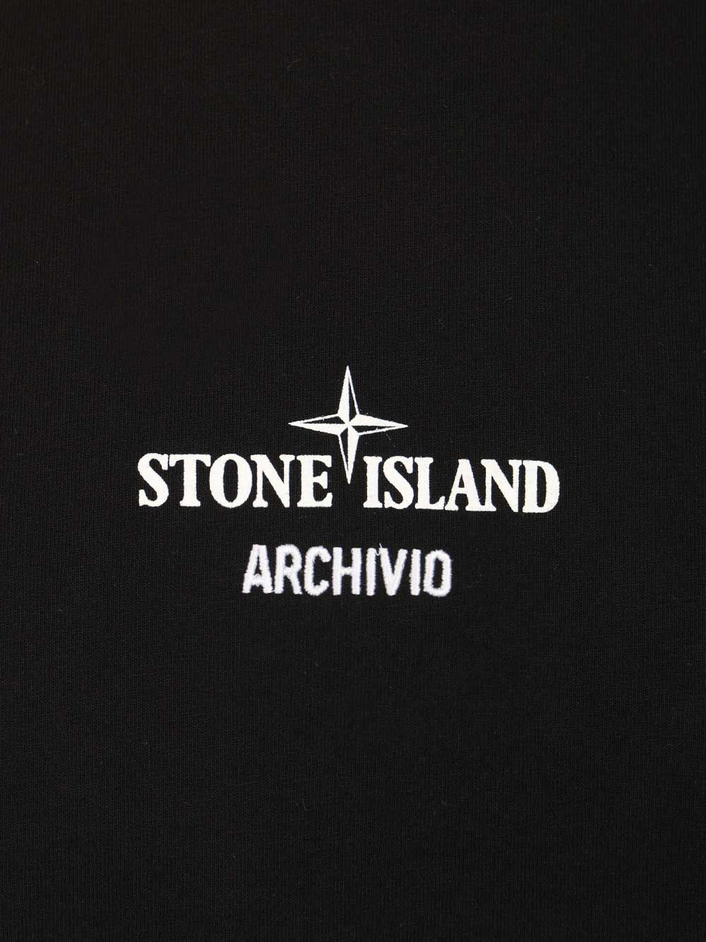 Stone Island Cotton Jersey T-Shirt - Black | e06e94599f7ad01bfba461e252bc372fbc5d50ff
