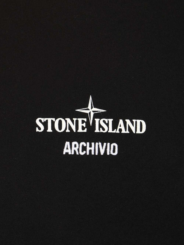Stone Island Cotton Jersey T-Shirt - Black | e06e94599f7ad01bfba461e252bc372fbc5d50ff