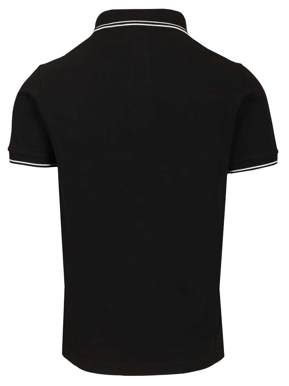 Stone Island Organic Cotton Polo shirt - Black | 9c06cf4a8bda8c74aab621b349bf3faba533ed3e