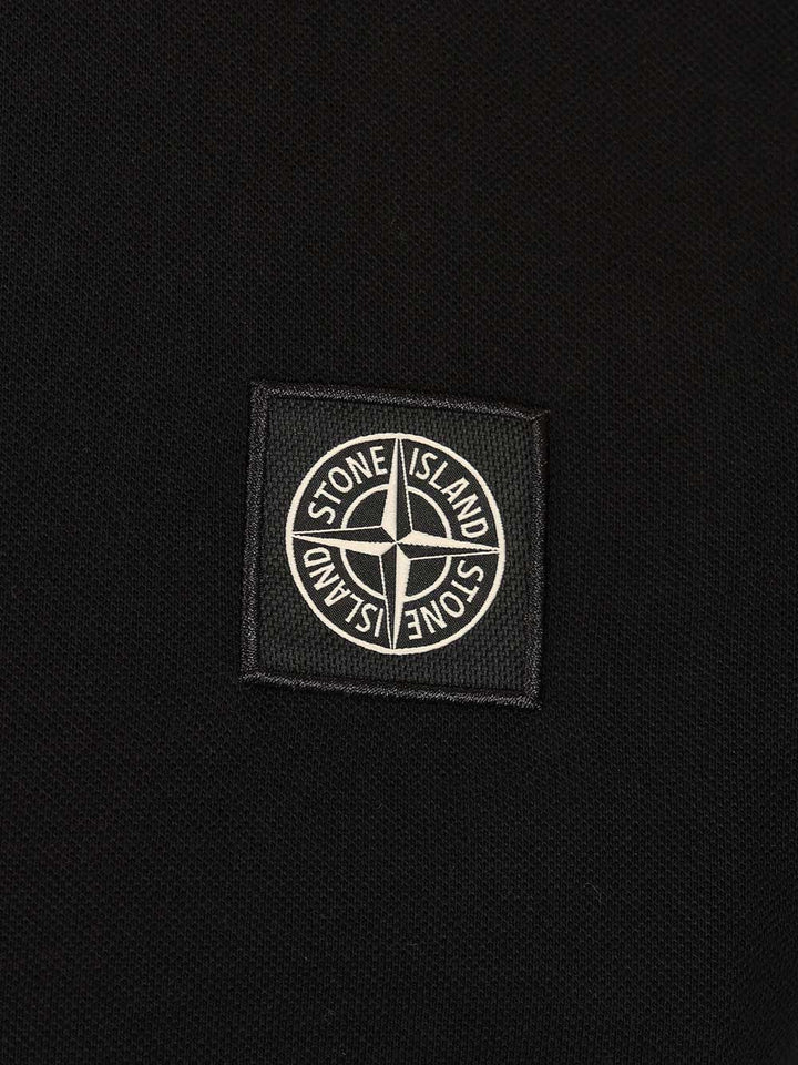 Stone Island Organic Cotton Polo shirt - Black | b524c9cc96436c9863d86add00d3cb21d0b20848