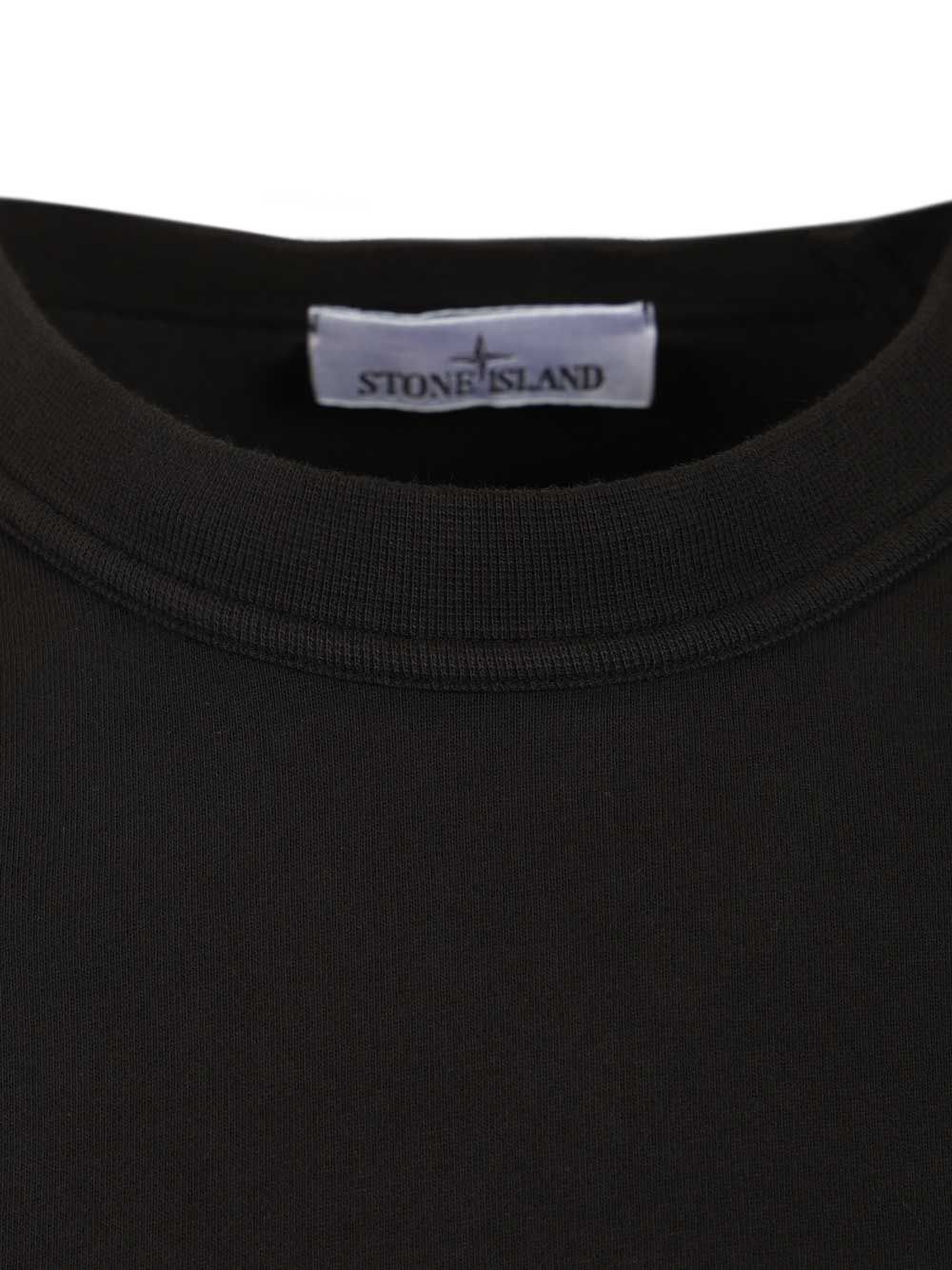 Stone Island Crewneck Sweatshirt Sweatshirts - Black | ebeb2f0f18fb9a616232497a930d48aa8181f58d