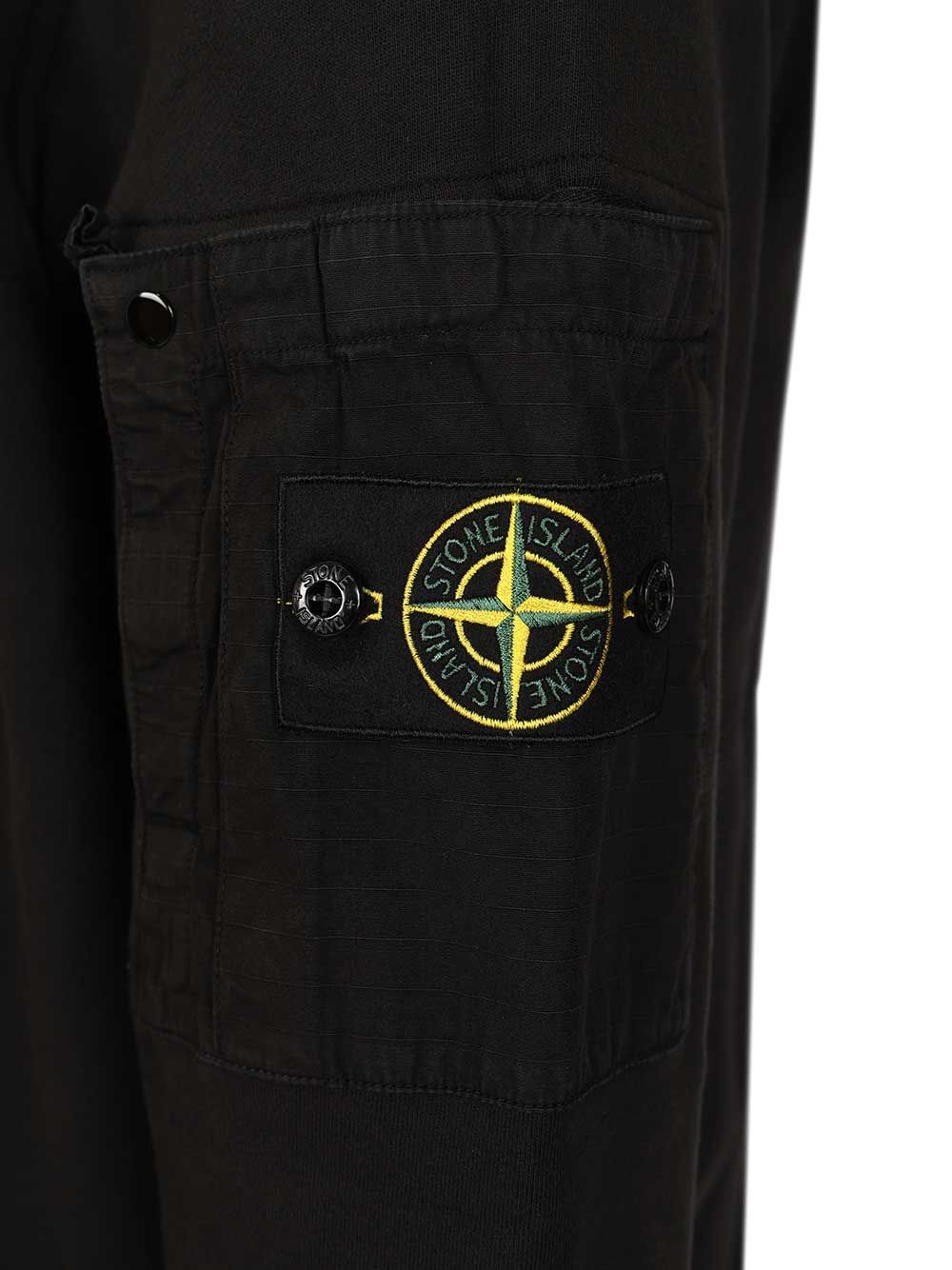 Stone Island Crewneck Sweatshirt Sweatshirts - Black | ecc7137ad01160bb7ac3d62b1dea93ab4382e917