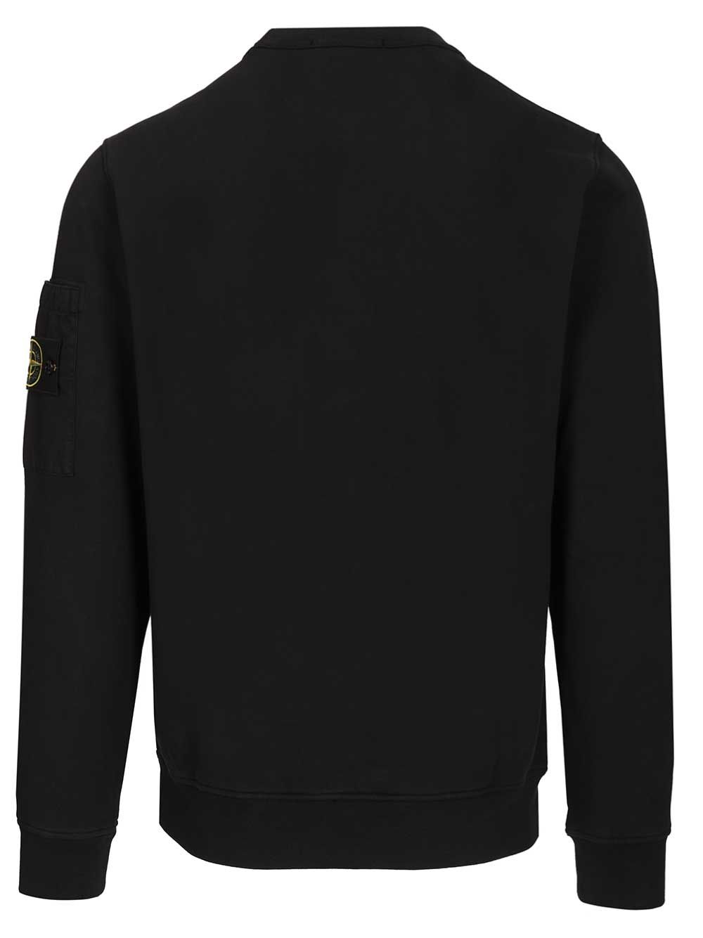Stone Island Crewneck Sweatshirt Sweatshirts - Blue | fdeb67ea0a8d82d92f639b220e2f0457e74eb3bb