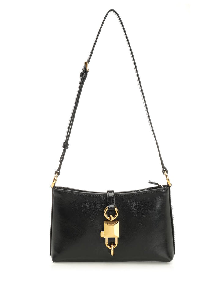 Dolce & Gabbana Lock Shoulder Bag Shoulder Bags - Black | 7f32281f82c56e11a351f9c03d39b6397fc0247b