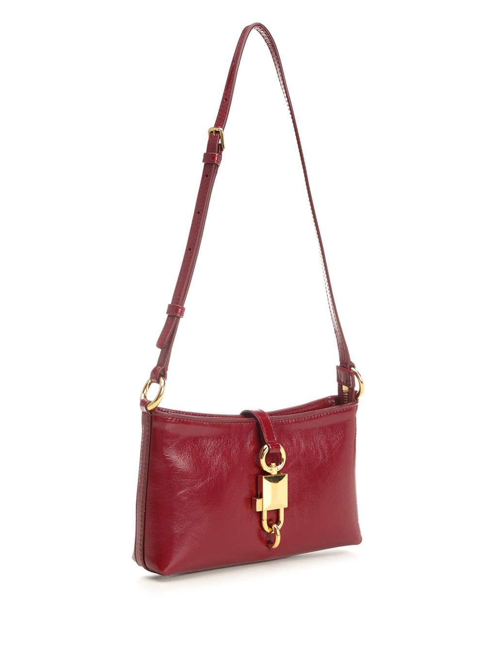 Dolce & Gabbana Lock Shoulder Bag Shoulder Bags - Bordeaux | e55c25cca58c3bcc05eacf2f4f215715ad824f9b