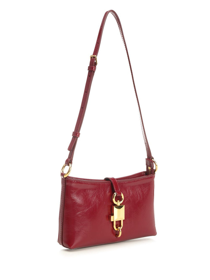 Dolce & Gabbana Lock Shoulder Bag Shoulder Bags - Bordeaux | e55c25cca58c3bcc05eacf2f4f215715ad824f9b