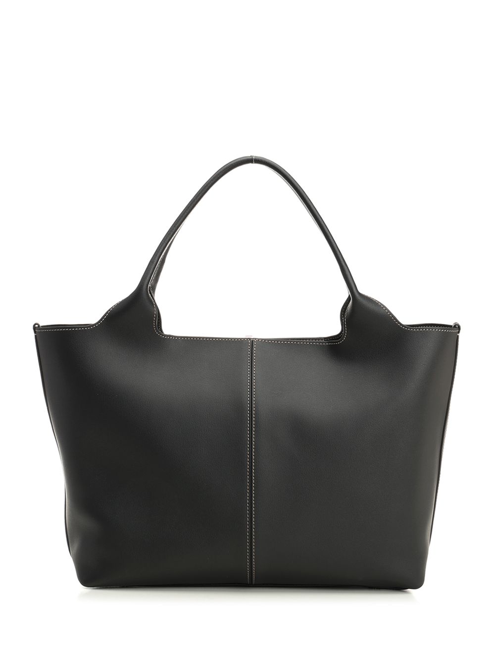 Tod'S Small Leather Shopping Bag Handbags - Black | d002a439afa303a2ff01ecba77efa8d96e8d3873