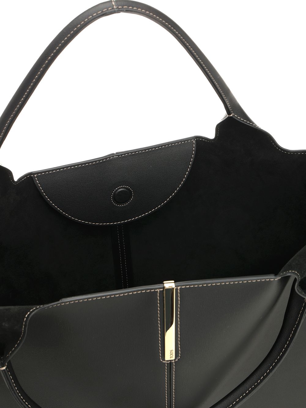 Tod'S Small Leather Shopping Bag Handbags - Black | 0078a9c03a949da6d926554d1007767cab018c9b