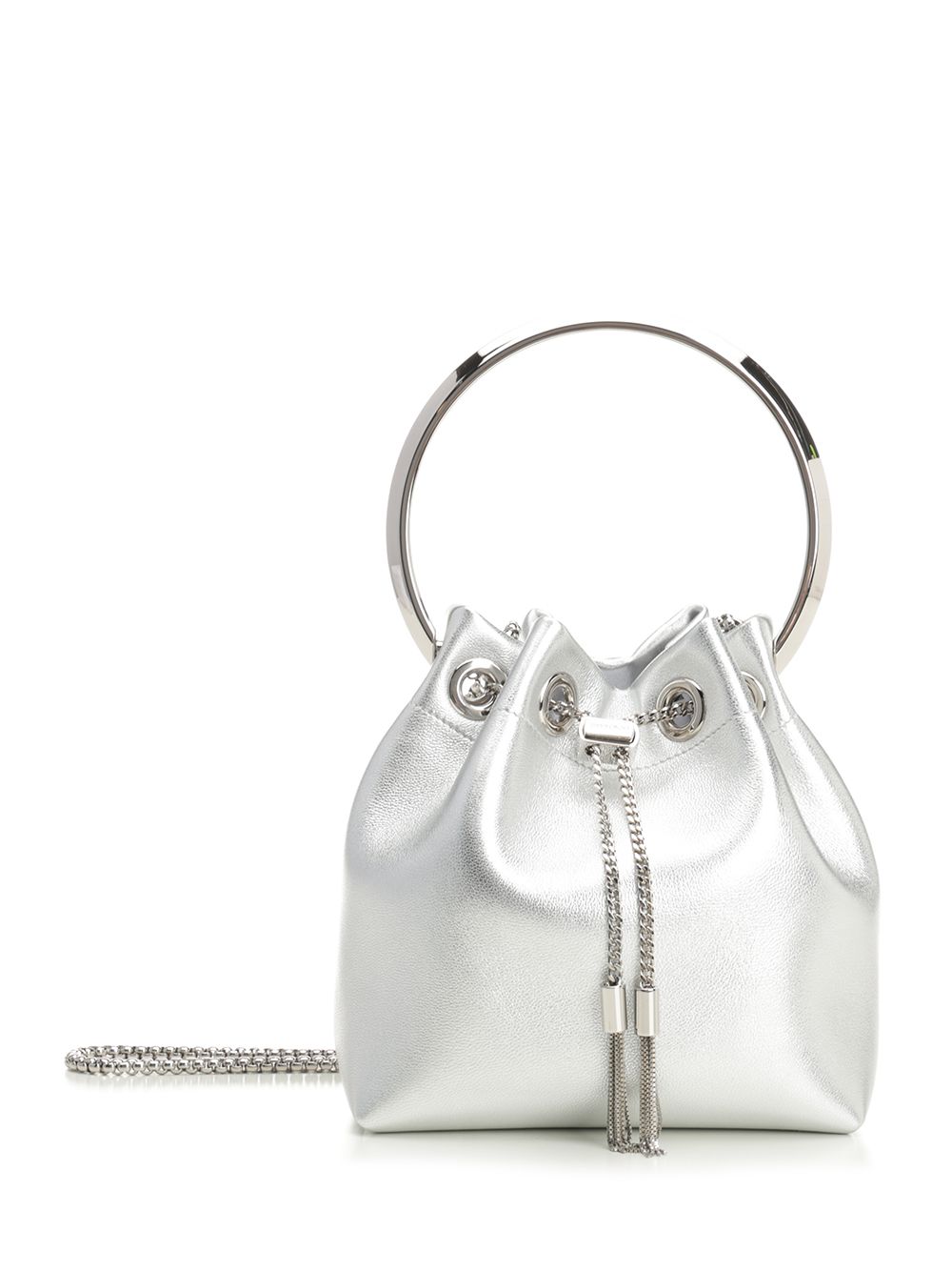 Jimmy Choo Bon Bon Handbags - Silver | 138faace460acb8aea9422a4289ea53cc18dd5e1