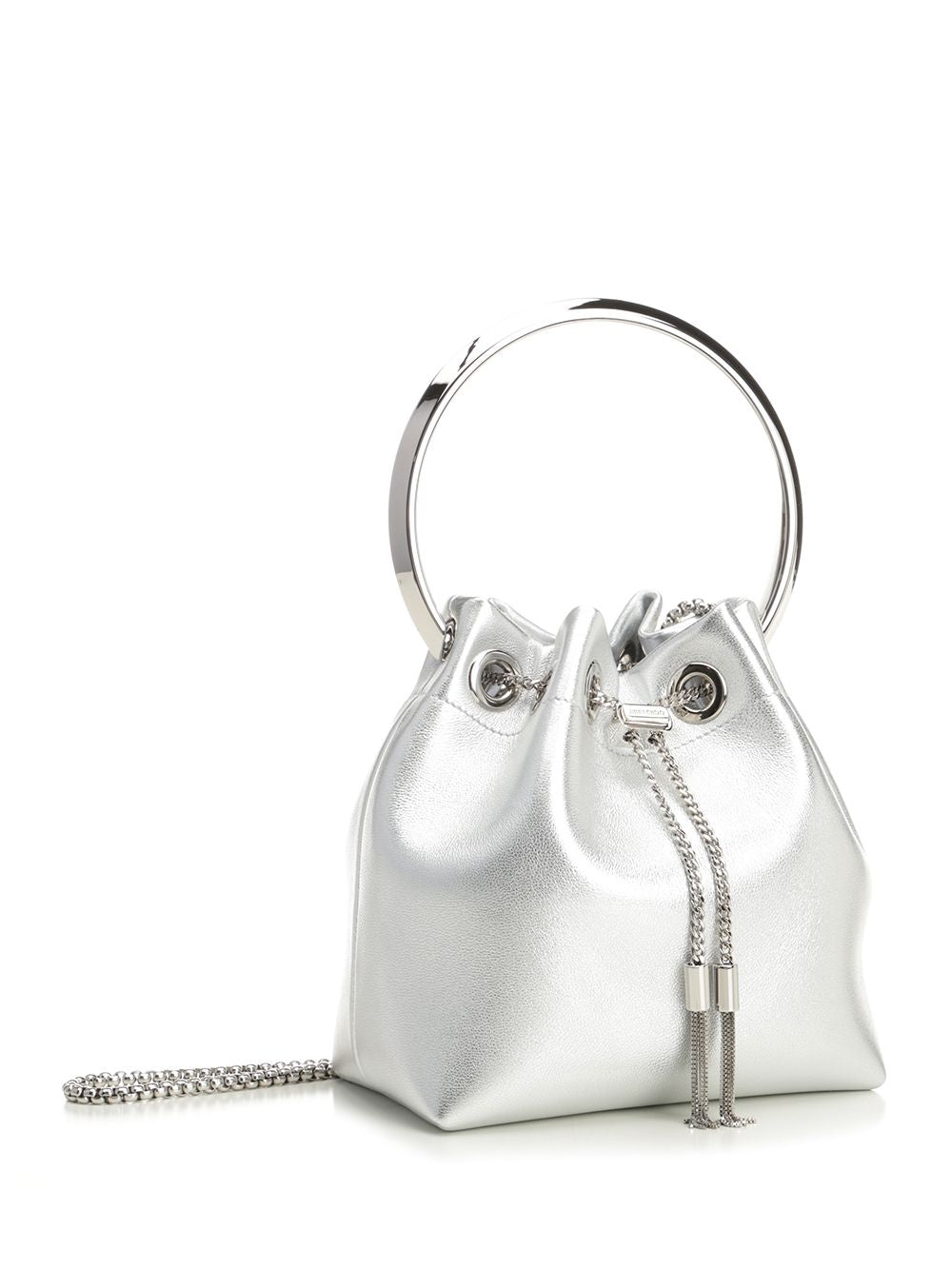 Jimmy Choo Bon Bon Handbags - Silver | 30cbc0b3b9bf59df0bbf3331760c3a11351afb77