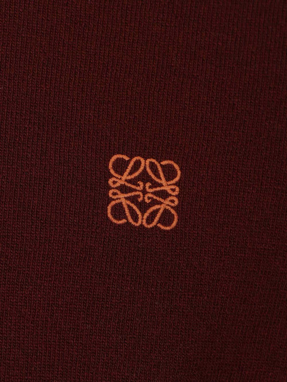 Loewe Wool Sweater Knitwear - Bordeaux | 71f9135d3e69ef534246be2f8b84a049dd90e5ed