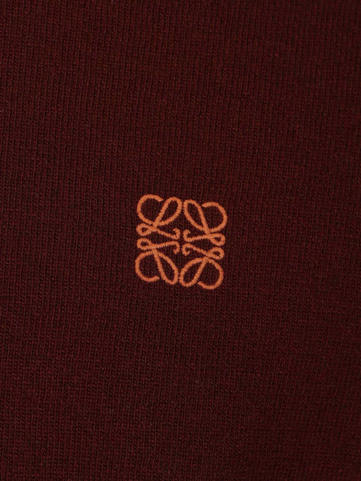 Loewe Wool Sweater Knitwear - Bordeaux | 71f9135d3e69ef534246be2f8b84a049dd90e5ed