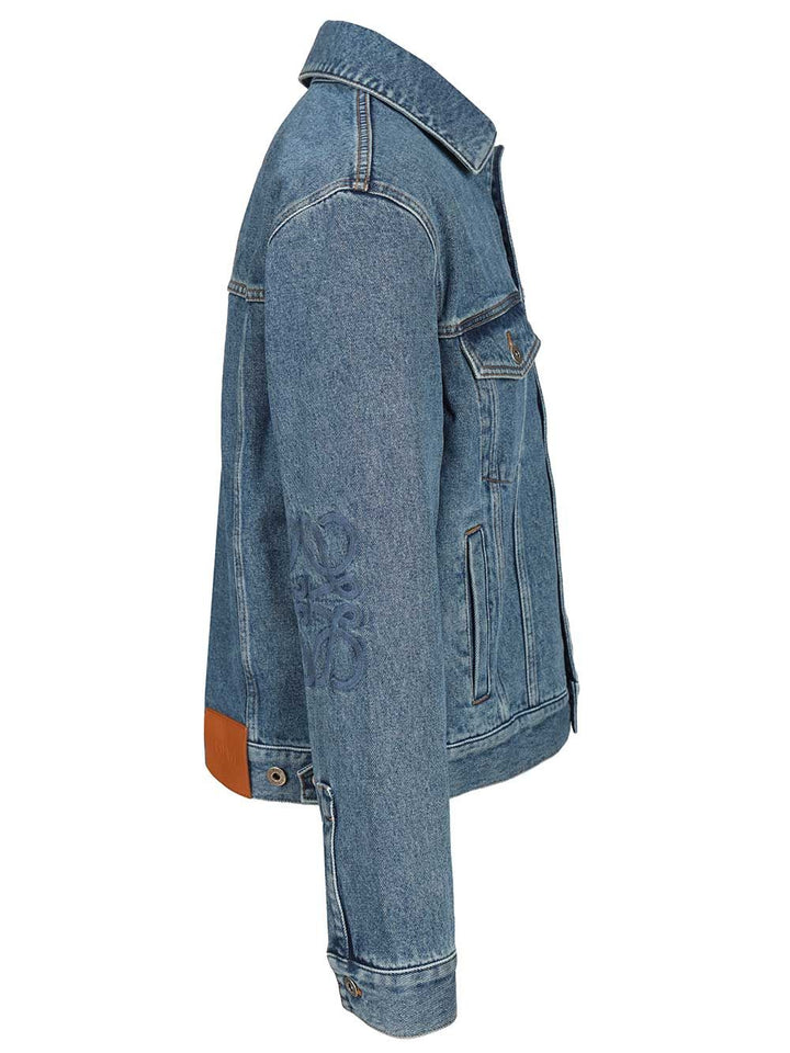 Loewe Anagram Denim Jacket Skirts - Blue | 432579f746d41426fdf65a43379b998d703385aa