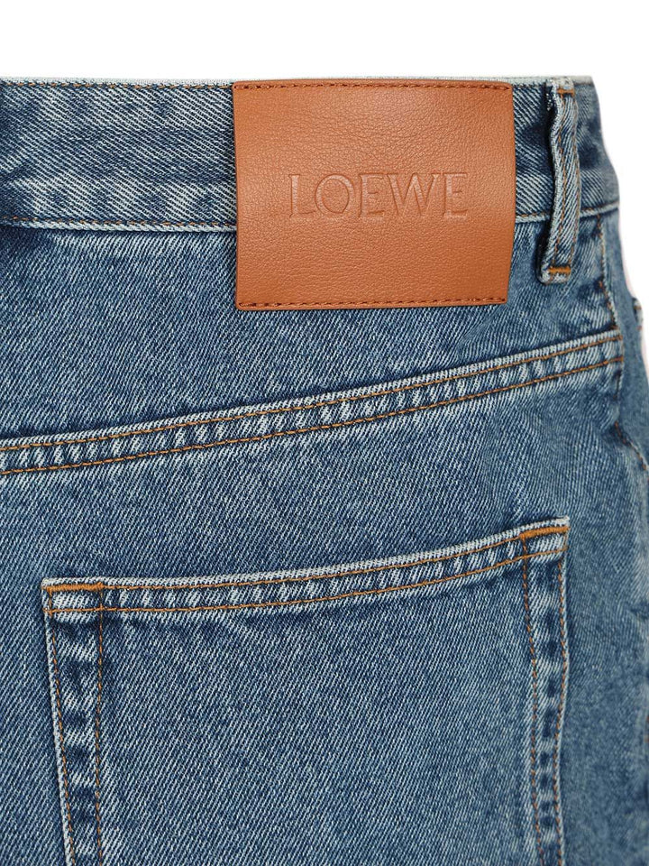 Loewe Anagram Baggy Jeans - Blue | f209f4e0d5ad6133a2eb0af180a4411d841c2651