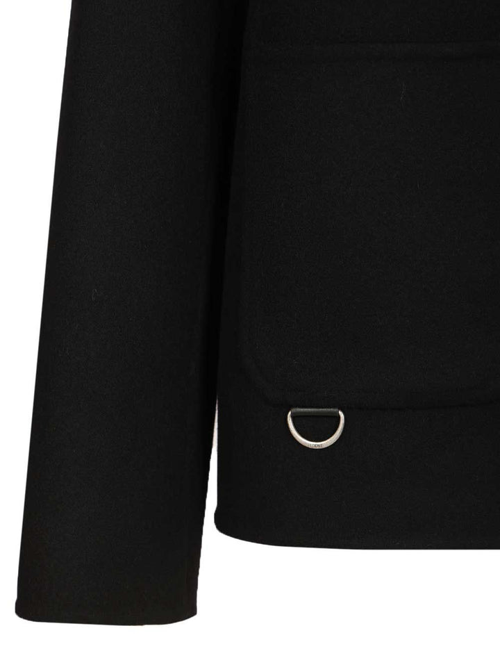 Loewe Wool And Cashmere Workwear Jacket Jackets - Black | db57ad1c0ba939cae712d3702432e272adf8d622