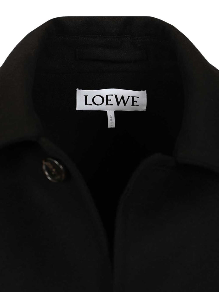 Loewe Wool And Cashmere Workwear Jacket Jackets - Black | 7e94db4f30a2e8fec10dc548642c6aa63647ccba