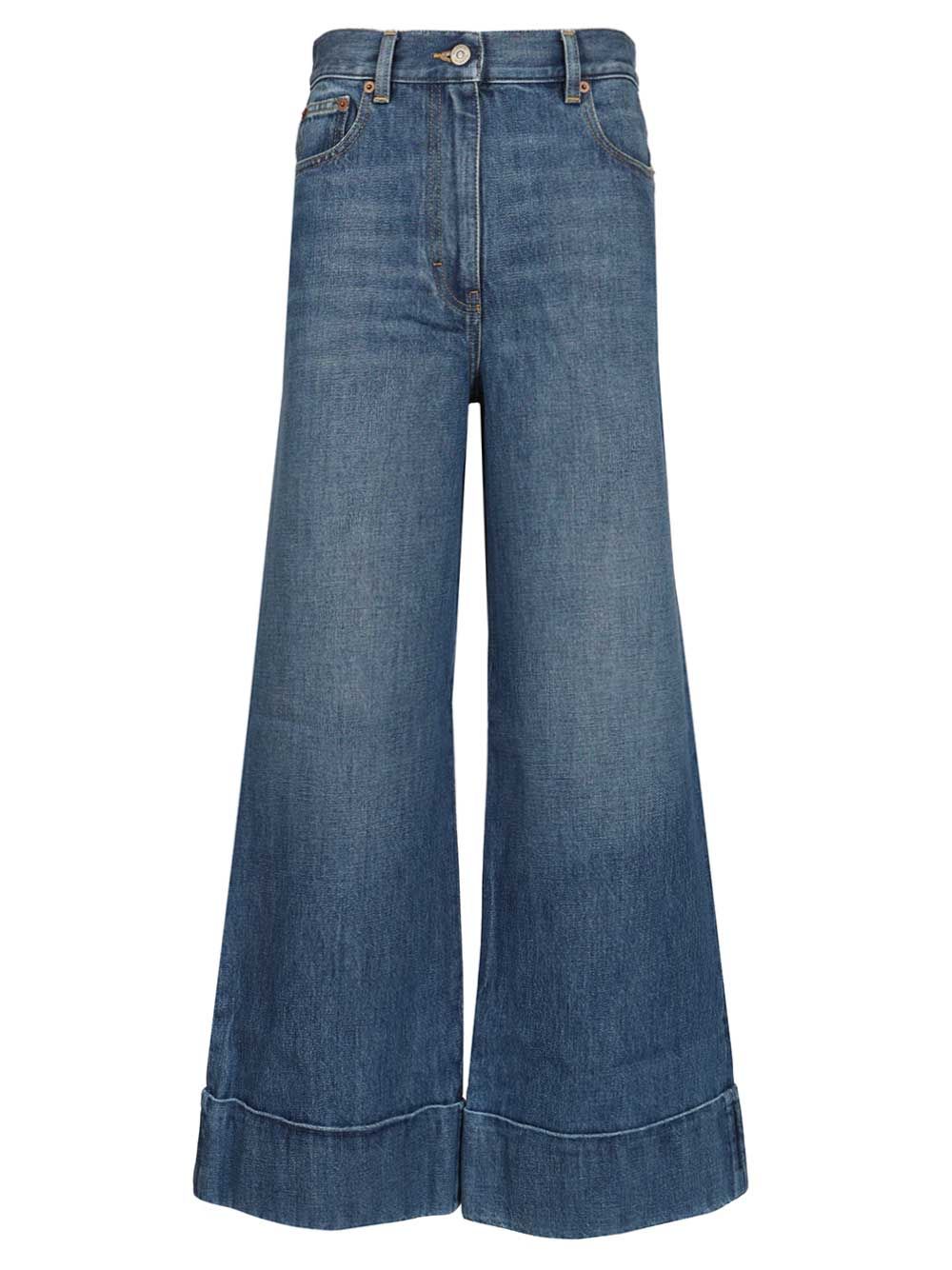 Valentino Garavani Denim Trousers Jeans - Blue | fe133e707755858048f7d418a63e18d0b567631d