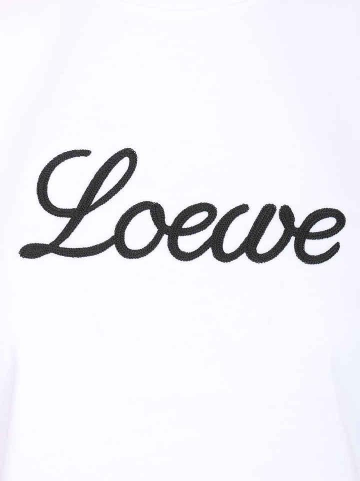 Loewe Relaxed Fit Cotton T-Shirt - White | 5788c7a87a8803e3c231aa999cd62b5be7c73aa3