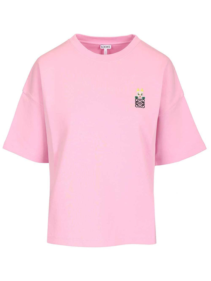 Loewe Loewe X Louis Wain T-Shirt - Rose | 43a69dbb30c06c178285106384714c610c40b6eb