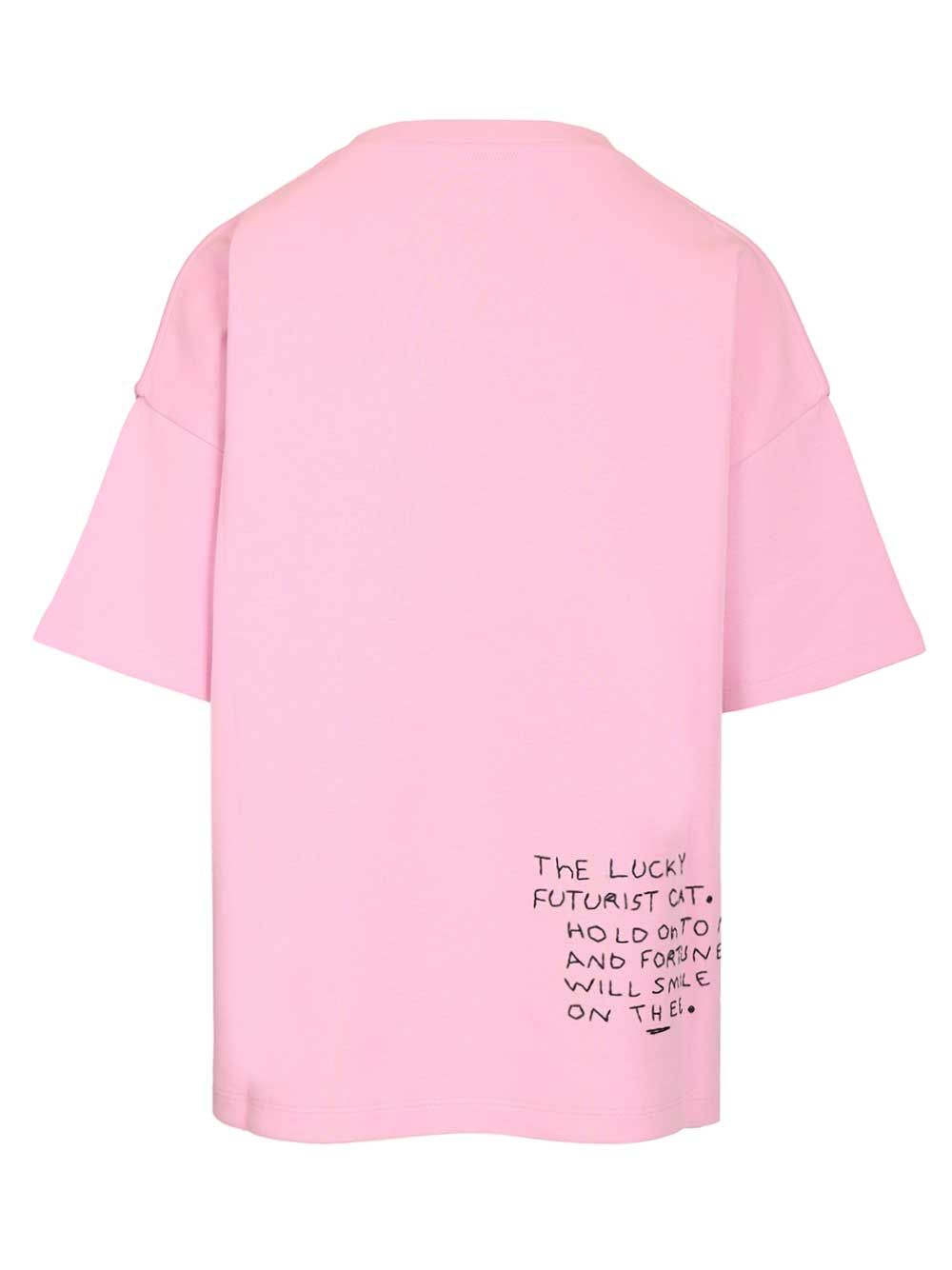 Loewe Loewe X Louis Wain T-Shirt - Rose | 651dc3d0a1233161096e4d6a8f4ce47842581df9