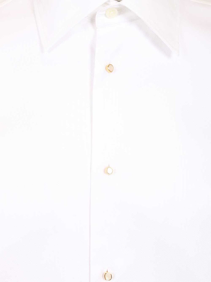 Burberry Slim-Fit Cotton Tuxedo Shirt Shirts - White | 14d1c72ece9d5d7b644ec4321fbdf100f49b670a