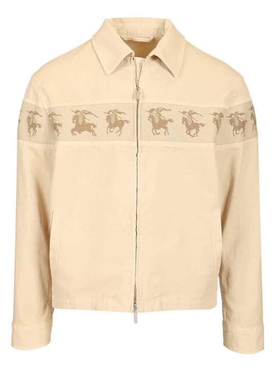 Cotton Canvas Jacket Jackets White