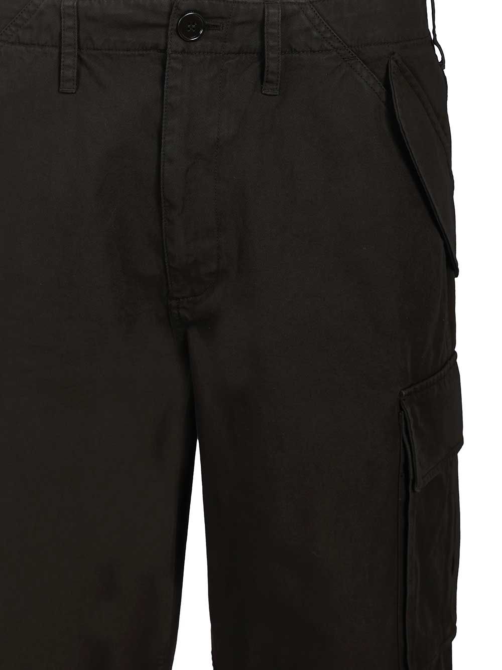 Burberry Cargo  Crafted From Cotton Twill Trousers - Black | be611a8b65f4820f5dcfbfd87c7cc5927771cdb3