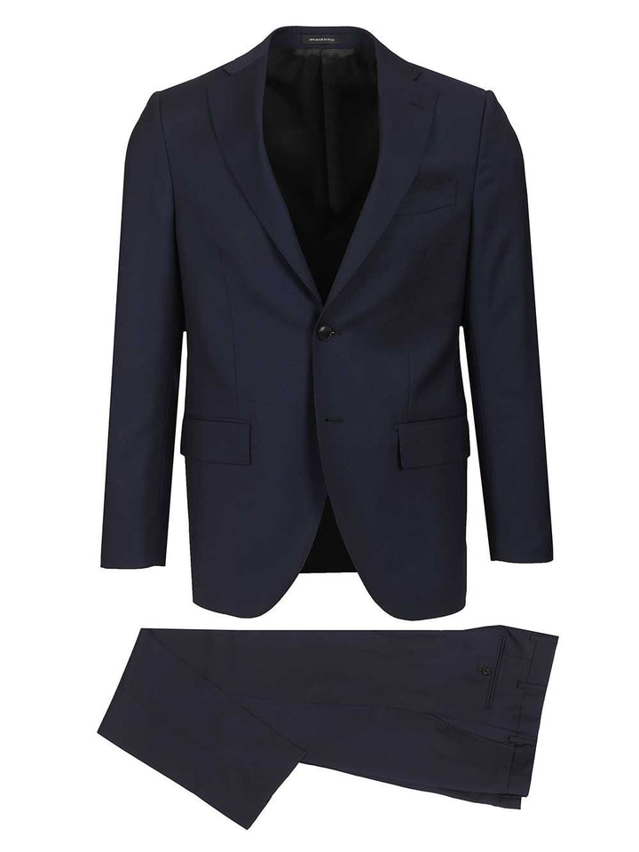 Al Duca D'Aosta Single-Breasted Suit Dresses - Blue | d86c8f84daadf75c6a0e9a78e58bb69fabf9d49b