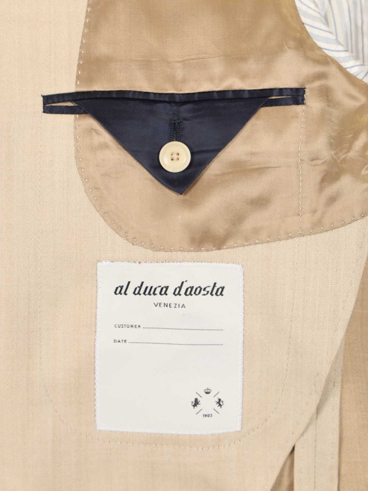 Al Duca D'Aosta Herringbone Wool Suit Dresses - Beige | c25b90b117073e940b2d72506f44aba0bb7a6fe2