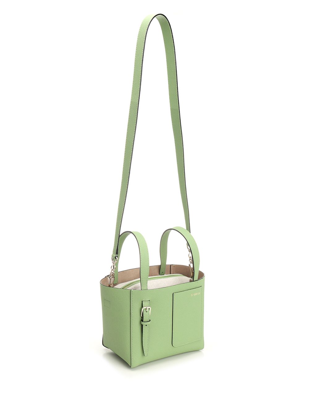 Valextra Micro Bucket Shoulder Bag Handbags - Green | 5b8108a8e403353f30469ea28eed22601b7aa3f8