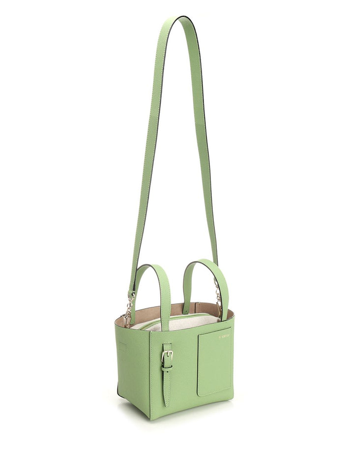 Valextra Micro Bucket Shoulder Bag Handbags - Green | 5b8108a8e403353f30469ea28eed22601b7aa3f8