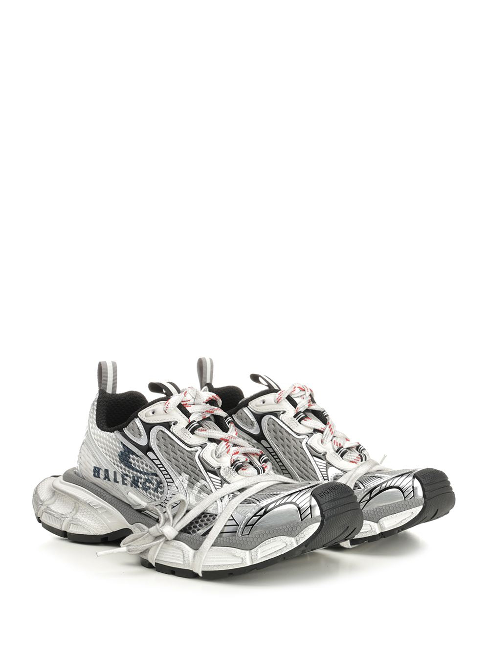 Balenciaga 3xl Split Log Sneakers - White | 9c5aefd424e47f5dc4f384a78067bf48c0789117