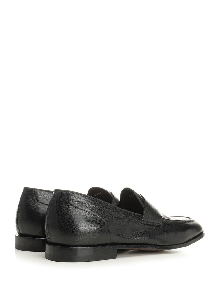 Al Duca D'Aosta 1902 Athens Leather Moccasin Loafers - Black | 8bcf2543798d780076a77e2581995e868d30b745