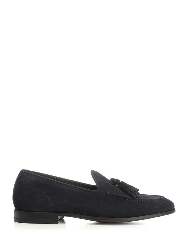 Al Duca D'Aosta 1902 Suede Moccasin Loafers - Blue | 47c91fff8ce9cade5d595813b0fa55c791c53c9a