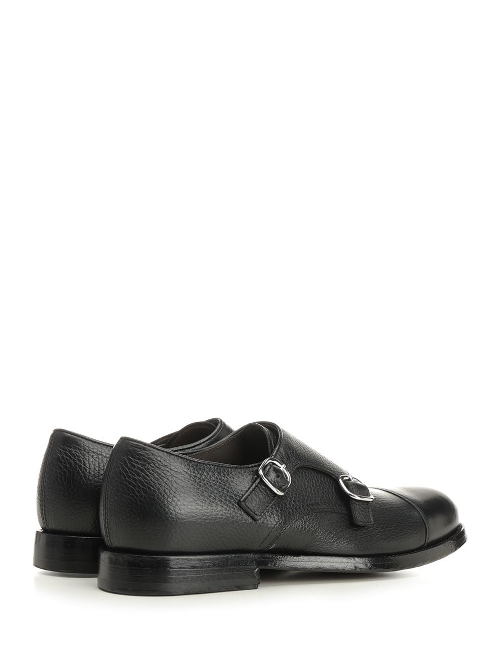Al Duca D'Aosta 1902 Double Buckle Shoe Loafers - Black | 8377ed3ec4bc4a8bf360e1a796b6e27586cbf8fd