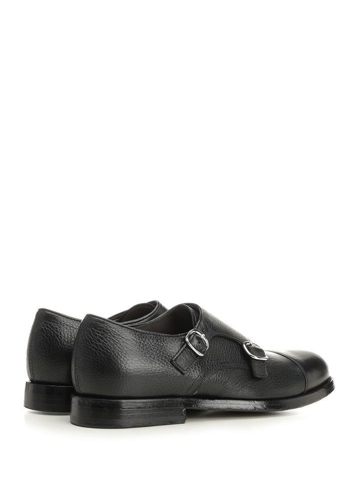 Al Duca D'Aosta 1902 Double Buckle Shoe Loafers - Black | 8377ed3ec4bc4a8bf360e1a796b6e27586cbf8fd
