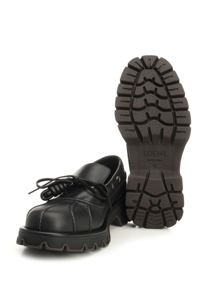 Loewe Derby Bobby In Calfskin Scarpe basse - Black | 43f6029fedd7426dbb23959667c5212cac188816