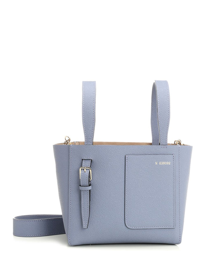 Valextra Micro Bucket Shoulder Bag Handbags - Light blue | fe70b84e492141423ca03db79de960ce52c99ea9