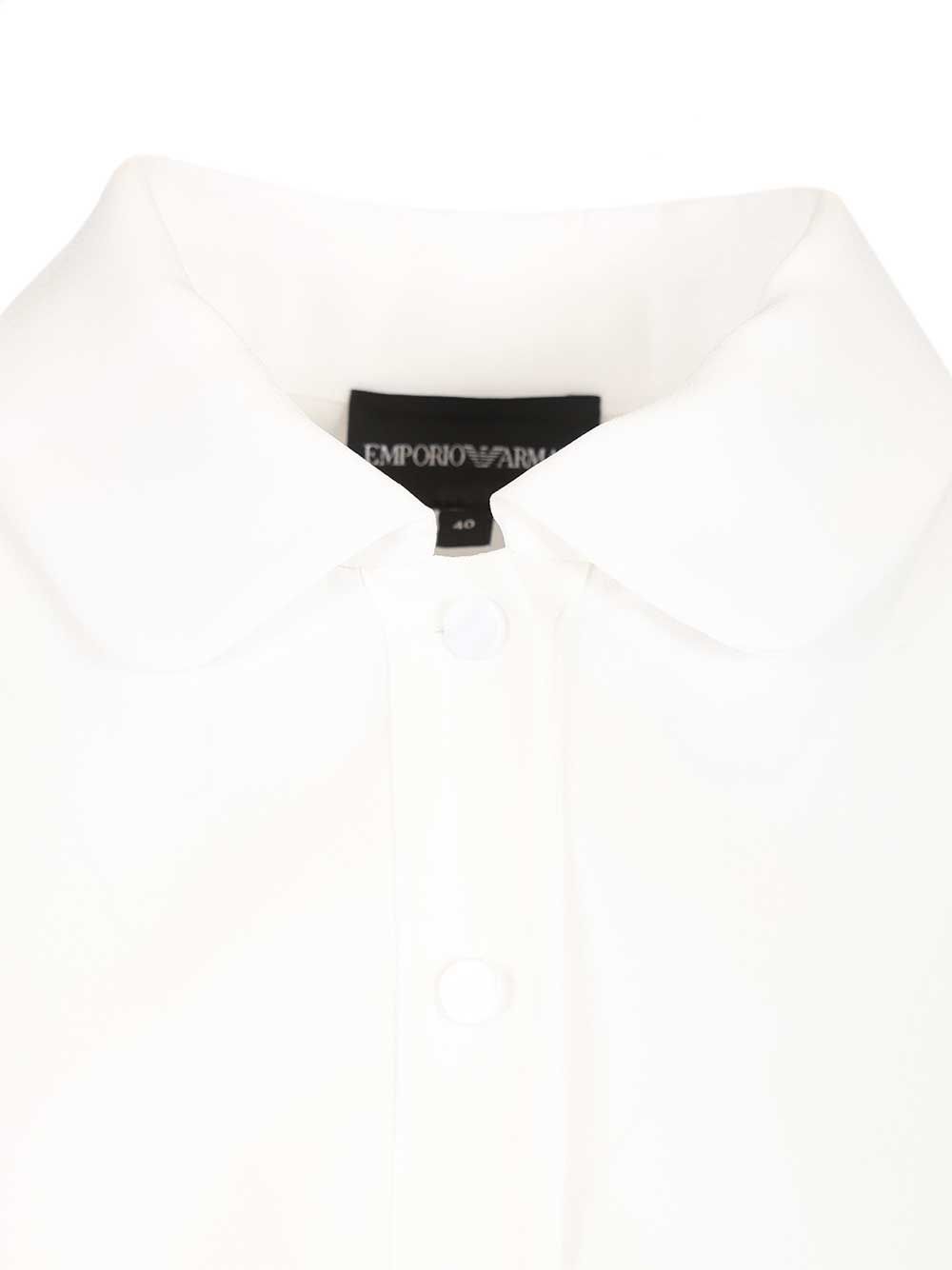Emporio Armani Long-Sleeved Shirt Shirts - White | baf5c02620ce76bd25297ec5e5c33e107cca9362