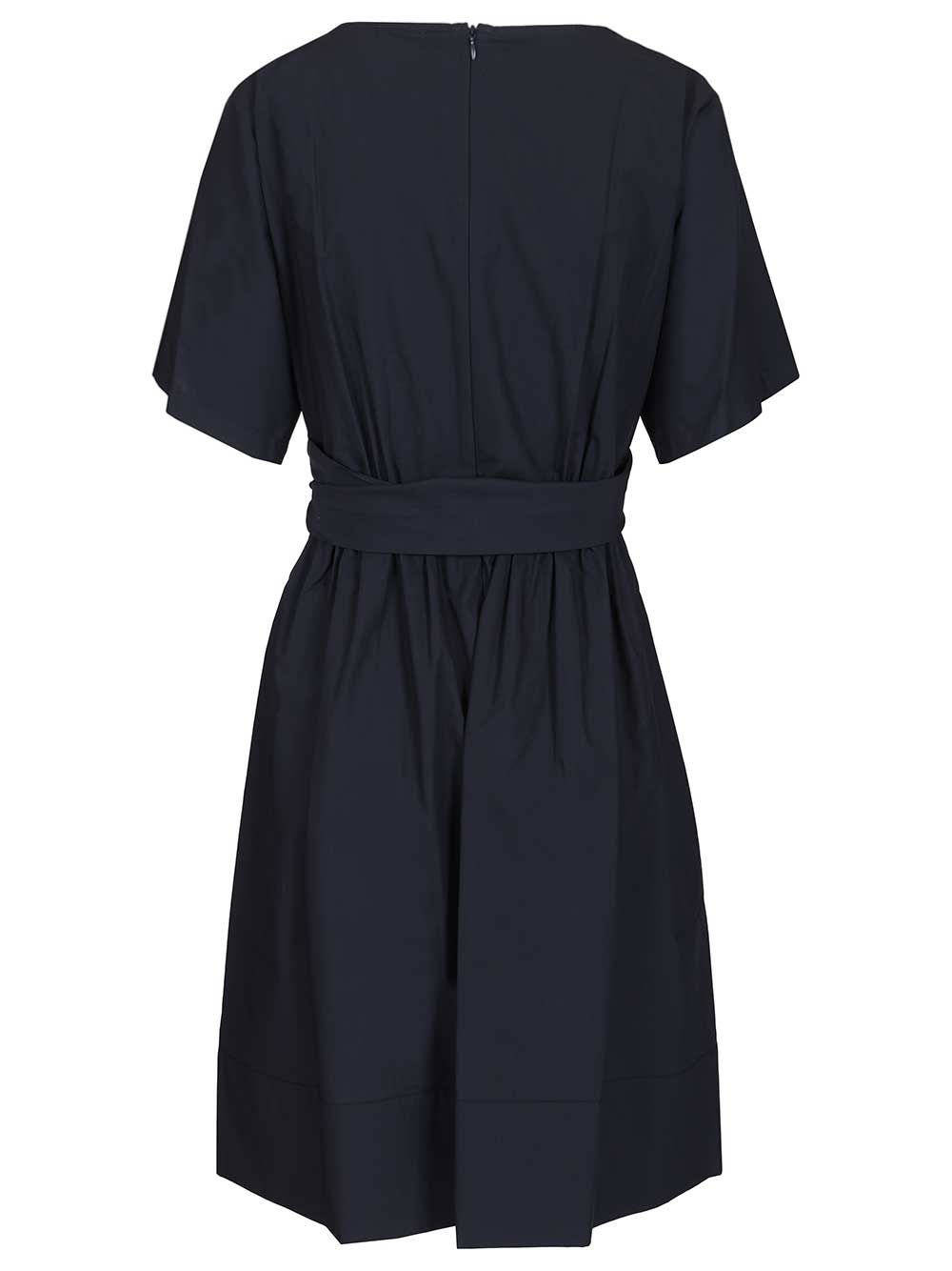 Emporio Armani Cotton Poplin Dress Dresses - Blue | d10f46cae527f9460e59460c81b1dc6d03d7e233