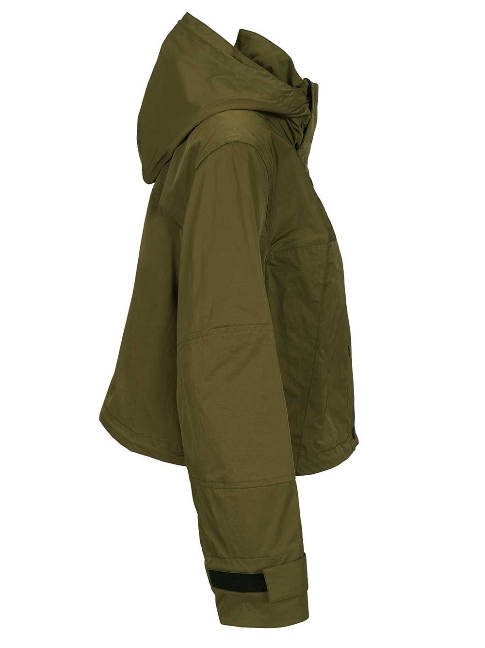 Burberry Norwood Cropped Nylon Jacket Jackets - Green | e2f9aa9e2aea713e101dc9306386149d19fc90cd