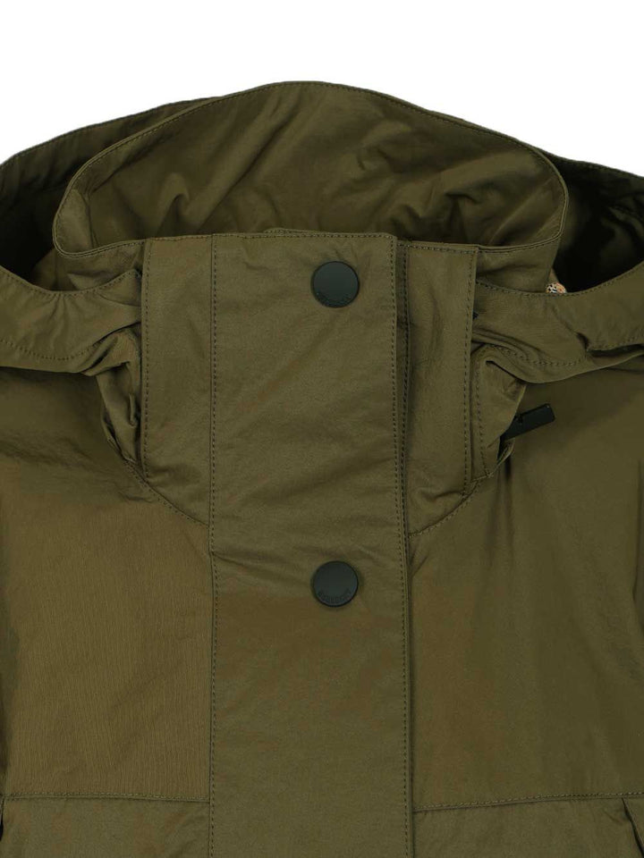 Burberry Norwood Cropped Nylon Jacket Jackets - Green | 6a93531235904e42542ff4936958cdf08f5651d1